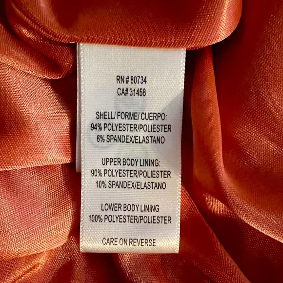 NWT BCBG Generation Women Pink Pleated Sleeveless Chiffon Rhinestone Size 12 - Picture 5 of 5